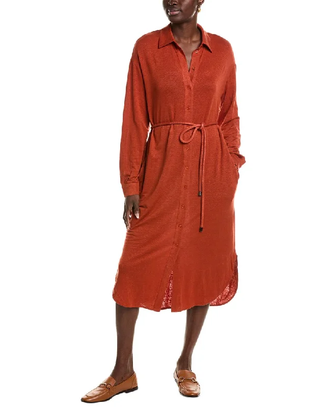 Deal Alert Max Mara Leisure Bormida Linen-Blend Shirtdress