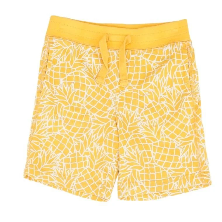 Daily Deals Orange Graphic Active Shorts