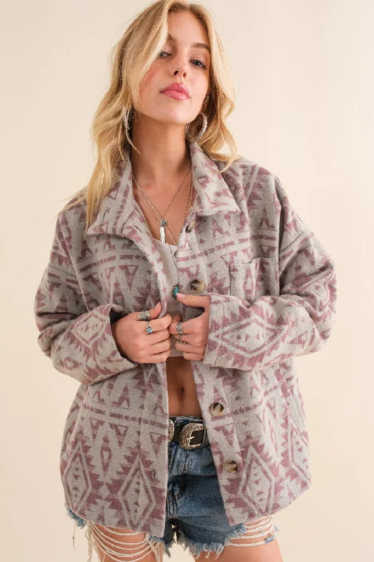 Deal of the Week Jacquard Aztec Western Jacket #26