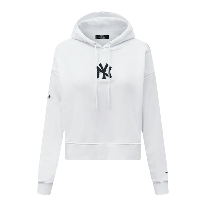 Don’t Miss Out SUDADERA CON GORRO MLB NEW YORK YANKEES CLASSIC ESSENTIALS PARA MUJER