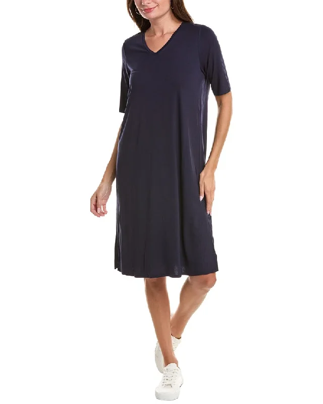 Factory Direct Sale EILEEN FISHER V-Neck Midi Dress