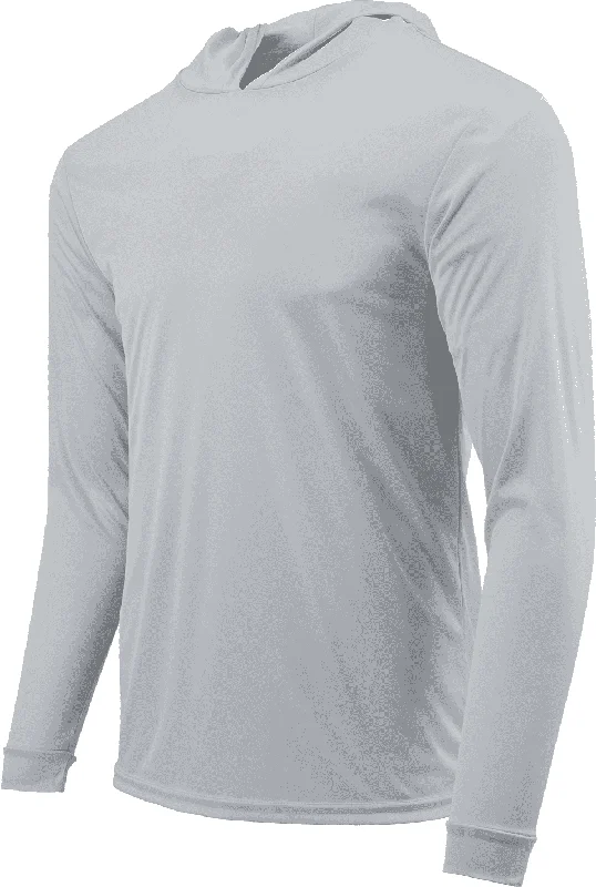 Flash Sale Paragon 220 Adult Long Sleeve Performance Hood - Aluminum