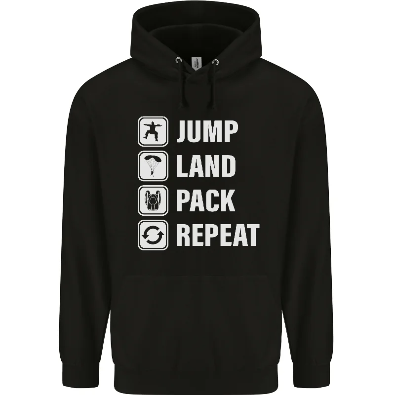 Incredible Offers Skydiving Jump Land Pack Funny Skydiver Mens 80% Cotton Hoodie