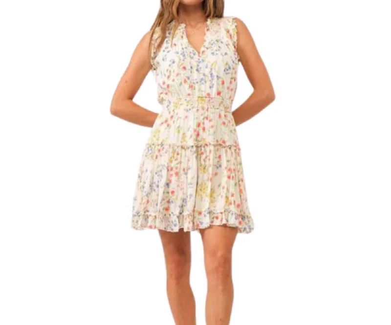 Huge Savings Melodie Tiered Ruffle Dress In Sweet Wild Flower