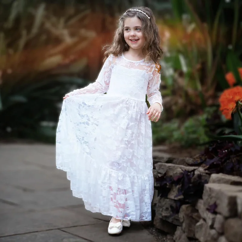 Exclusive Offers Erica Baptism Dress / Youth Formal White Dress