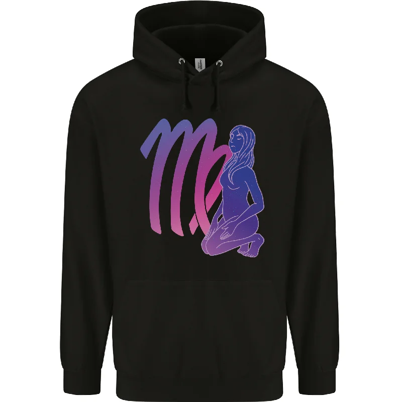 Shop and Save Virgo Woman Star Sign Zodiac Astrological Mens 80% Cotton Hoodie