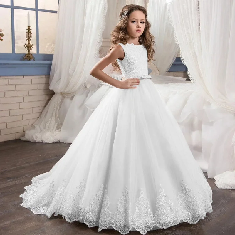 Fantastic Deals Leslie Baptism Dress / Youth Formal White Dress