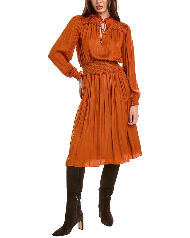 Flash Deals T Tahari Split Neck Dress