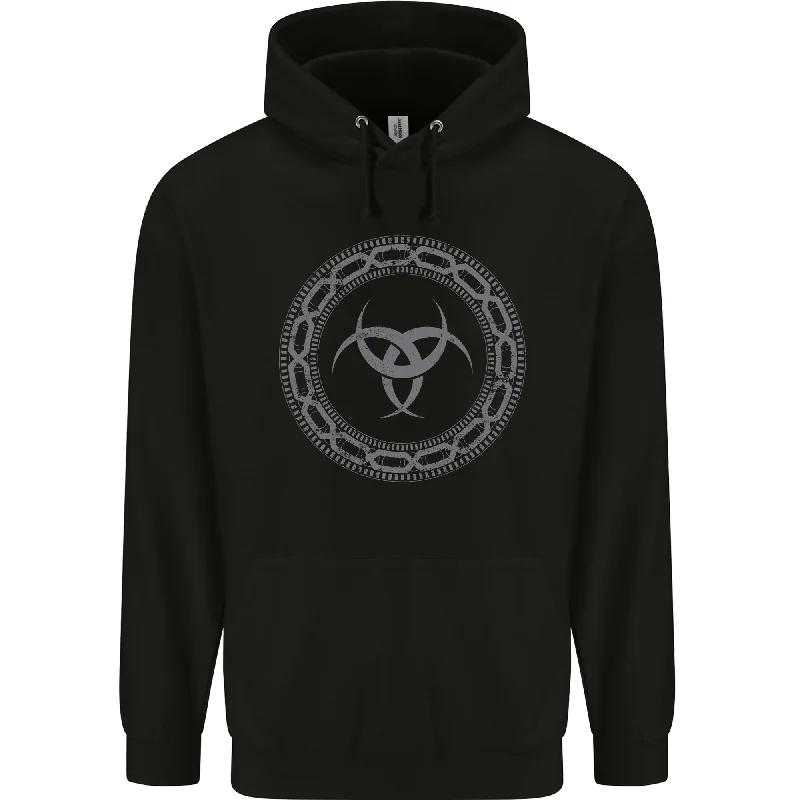 Mega Deal Viking Symbol Skaldenmet Grey Gym Mens 80% Cotton Hoodie