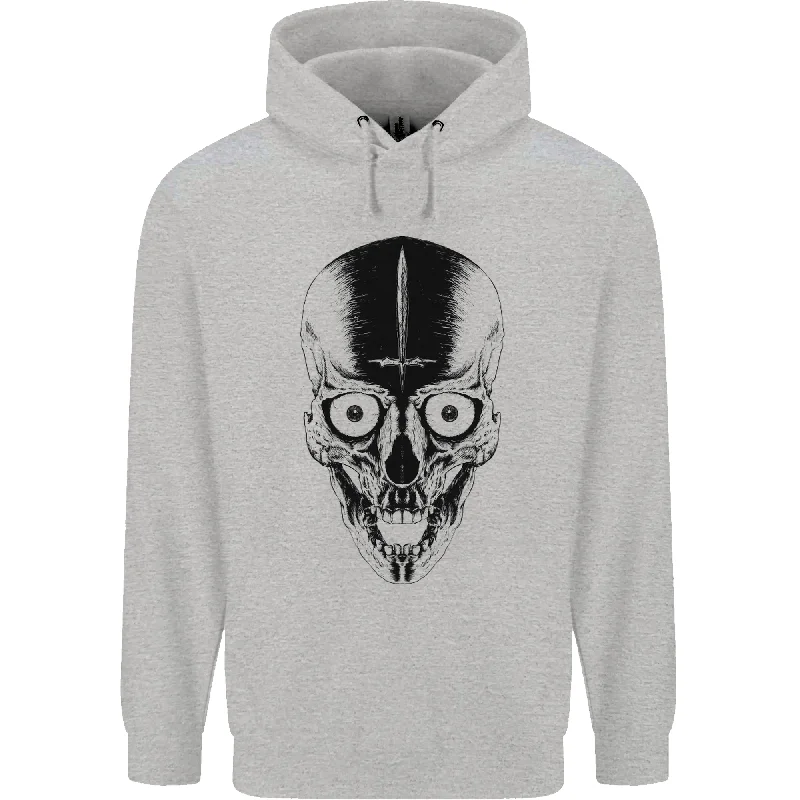 Exclusive Offers Skull With a Sword Gothic Heavy Metal Rock Mens 80% Cotton Hoodie