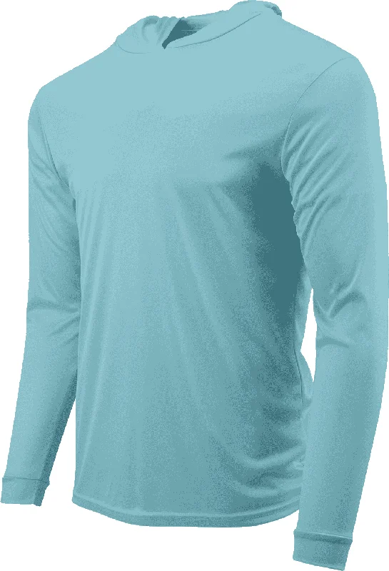 Deal of the Day Paragon 220 Adult Long Sleeve Performance Hood - Aqua Blue
