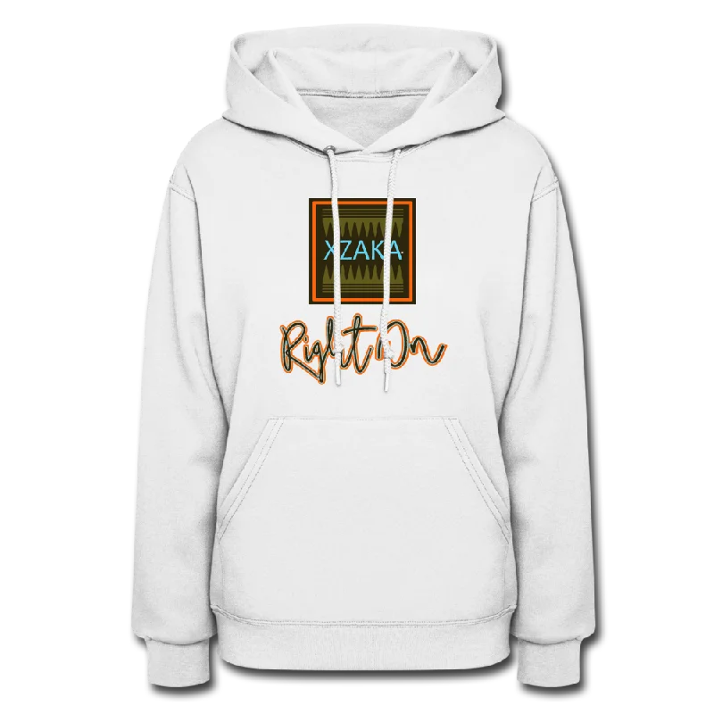 Massive Deals XZAKA - Women "Right On" Motivational Hoodie -W1280