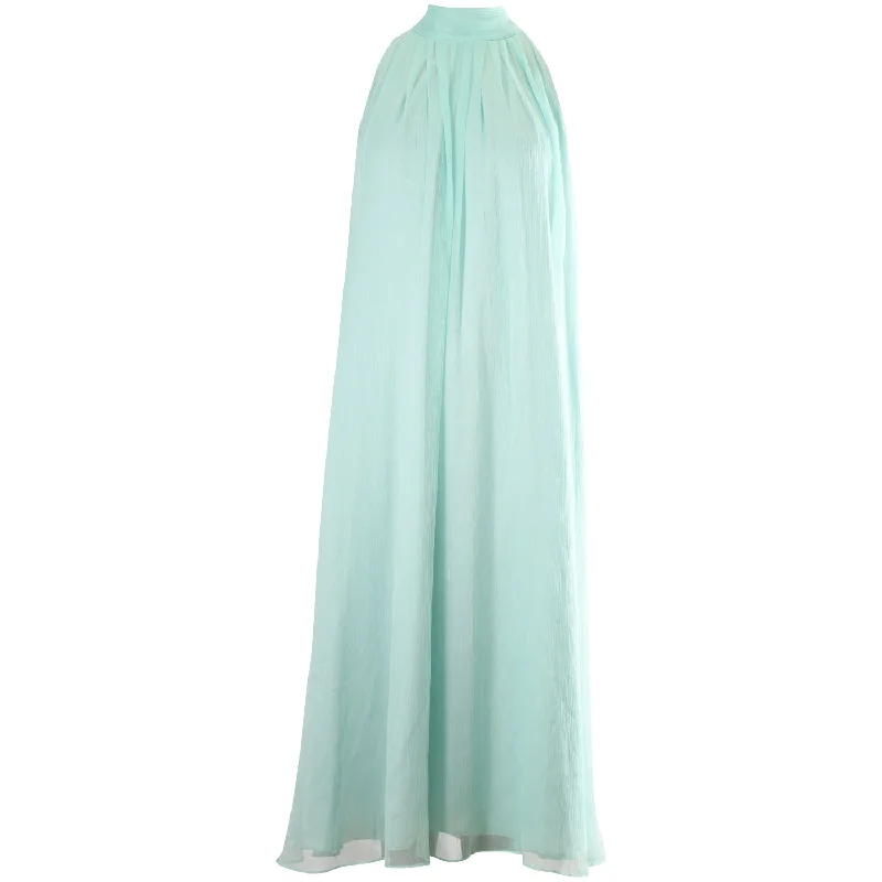 Fantastic Offers Rotate Birger Christensen Crepe Halterneck Midi Dress in Mint Polyester