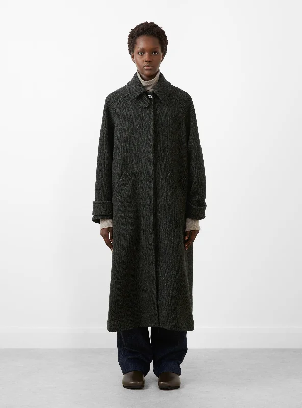 Season Finale Sale Berlin Coat Noir/Vert
