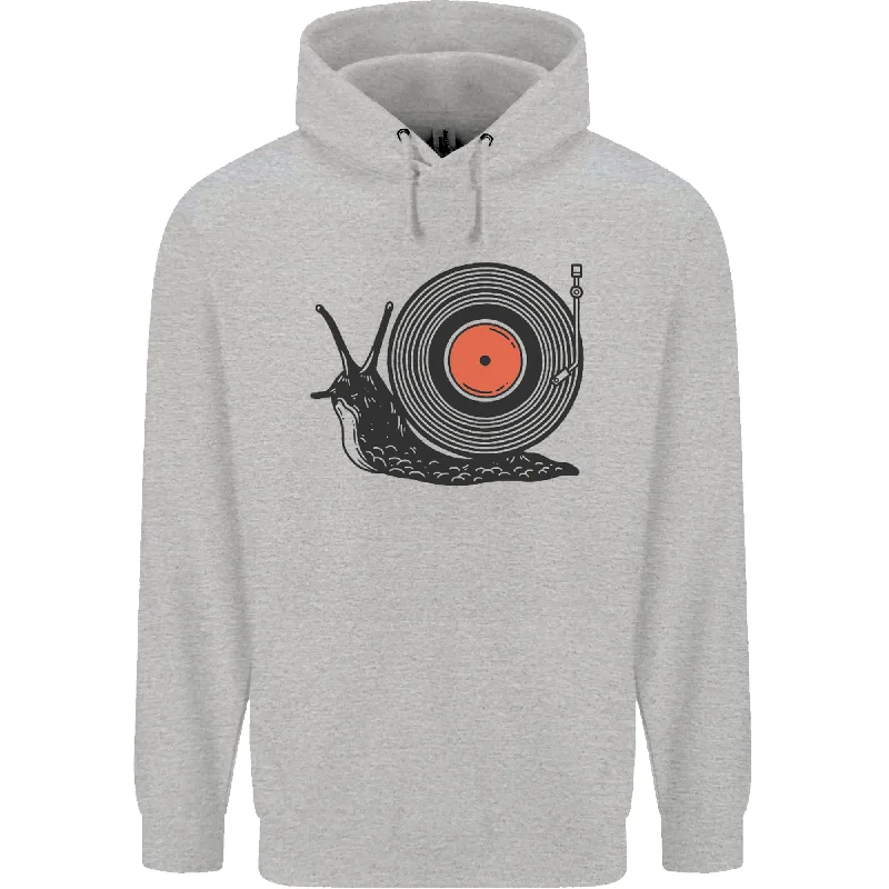 Early Access Slug Decks with Vinyl LP DJ DJing Turntable Mens 80% Cotton Hoodie