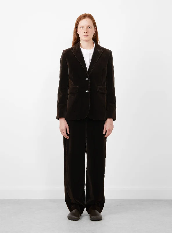 Blowout Sale Cassiopee Jacket Marron Velvet