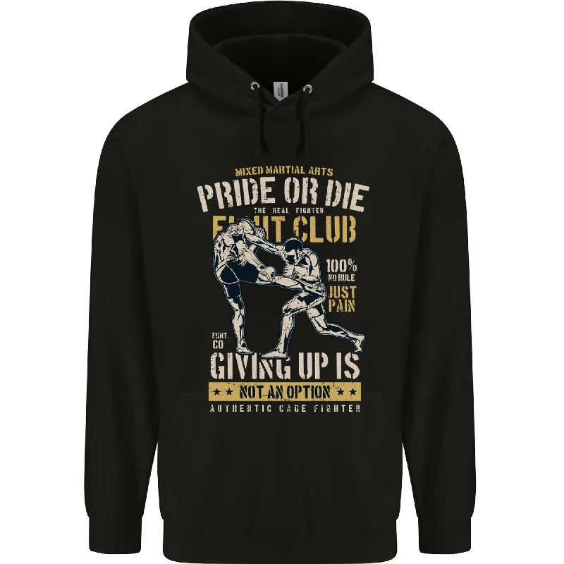 Deal of the Day Pride MMA Muay Thai Mixed Martial Arts Mens 80% Cotton Hoodie