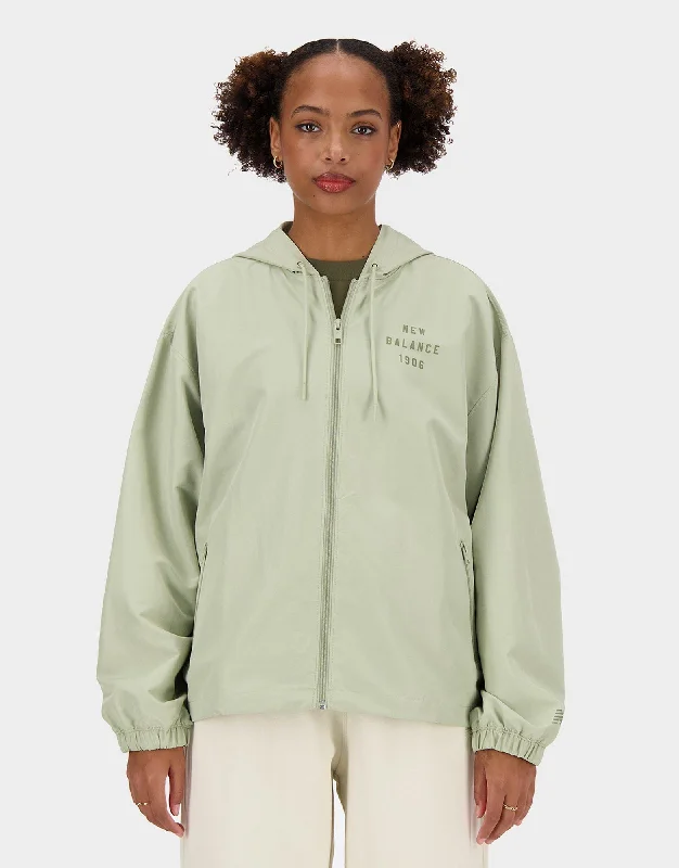 Members Only ג'קט לוגו Iconic Collegiate Woven | נשים