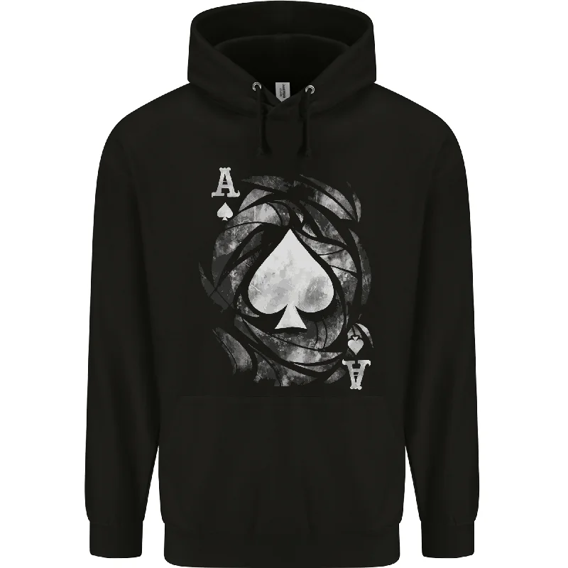 Midnight Sale The Ace of Spades Mens 80% Cotton Hoodie