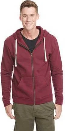 The Best Prices Next Level 9602 Unisex Santa Cruz Full-Zip Hooded Sweatshirt - Maroon