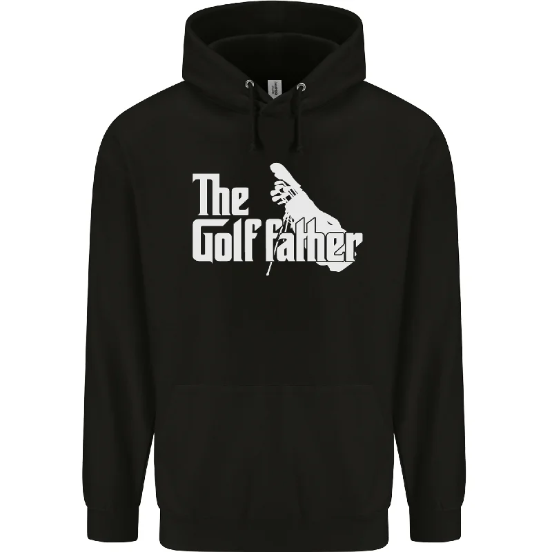 Price Fest The Golfather Funny Golfer Golf Fathers Day Mens 80% Cotton Hoodie