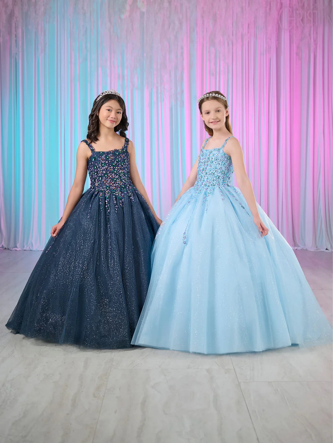 Grand Opening Sale Tiffany Princess 13769 Girls Pageant Dress Shimmer Tulle Beaded A Line Tulle Corset Ballgown