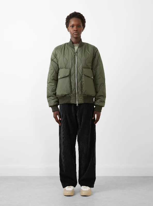 Big Discounts x Lavenham Bros Bomber Jacket Olive Green