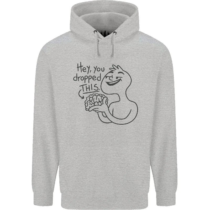 Price Rollback U Dropped Your Brain Sarcastic Dumb Stupid Mens 80% Cotton Hoodie