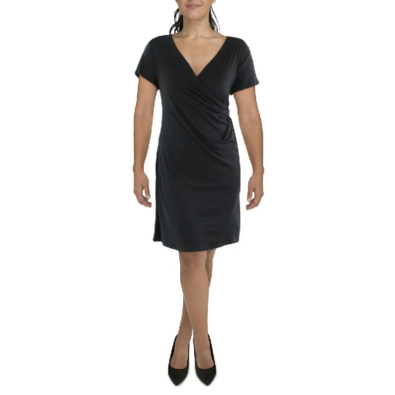 Must-Have Deals Plus Womens Knit Short Sleeves T-Shirt Dress