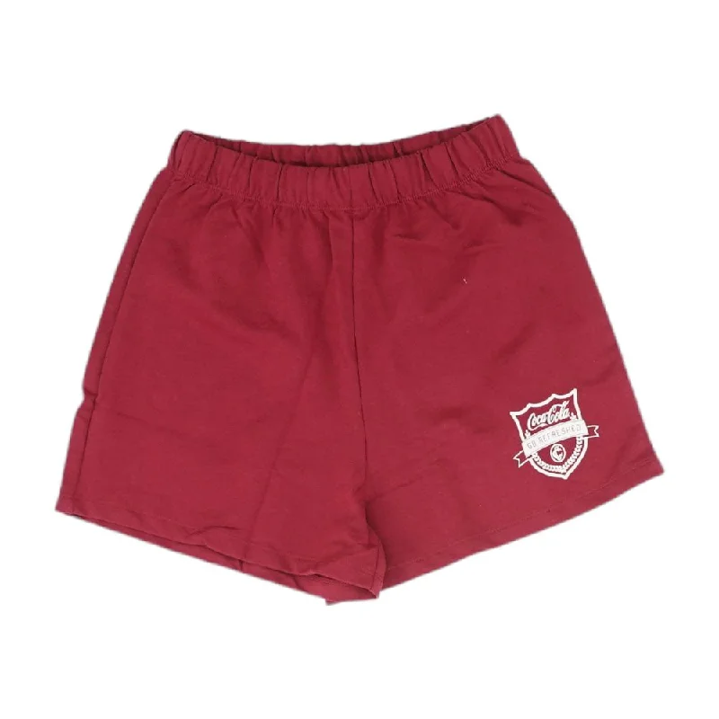 Can't Be Beat Red Solid Active Shorts
