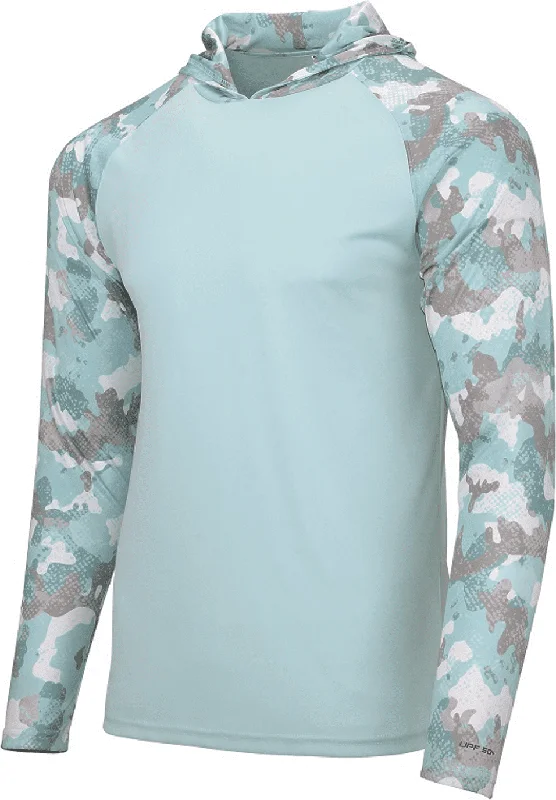 Deal Explosion Paragon 240 Tortuga Extreme Performance Hooded T-Shirt - Aqua Blue
