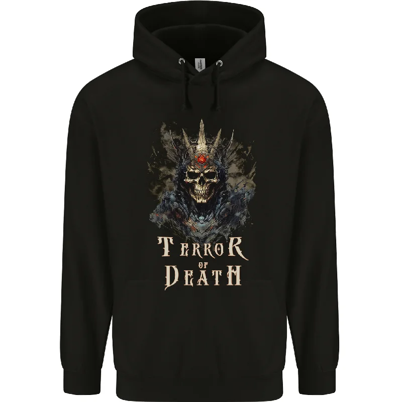 Buy More, Save More Terror of Death Skull Demon Mens 80% Cotton Hoodie