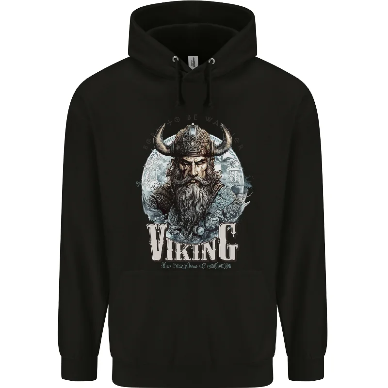 Savings Event Viking the Kingdom of Valhalla Mens 80% Cotton Hoodie