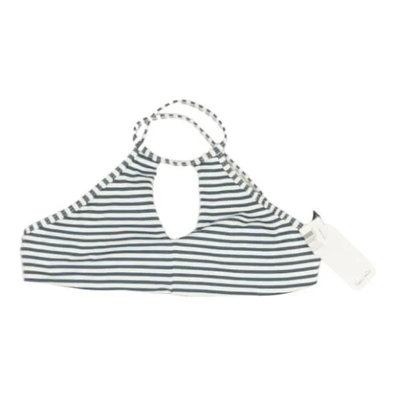 Exclusive Preview Blue Striped Swim Top