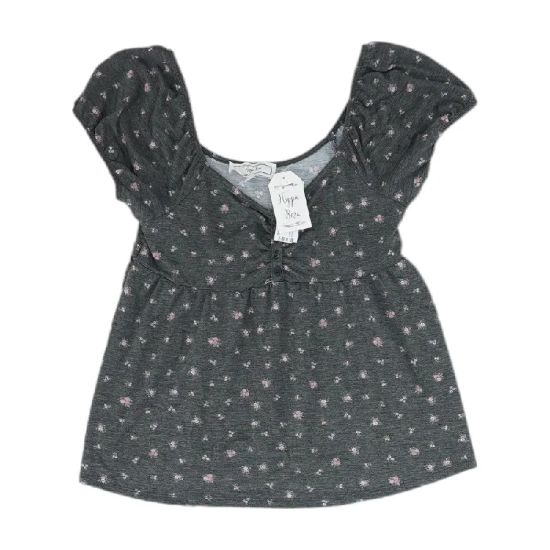 Amazing Deals Black Floral T-Shirt