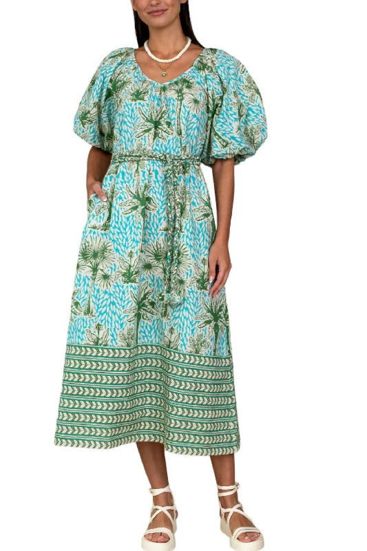 Today's Special Penny Dress In Island Palm