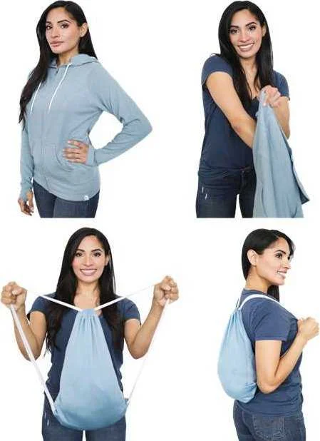 Anniversary Sale Quikflip LWFZH 2-in-1 Women's Hero Hoodie Lite Full-Zip - Misty Blue