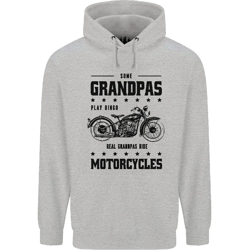Deal of the Day Some Grandpas Funny Biker Motorbike Bike Mens 80% Cotton Hoodie