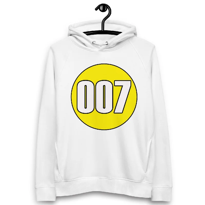 Doorbuster Deal Unisex pullover hoodie: White on Yellow 007