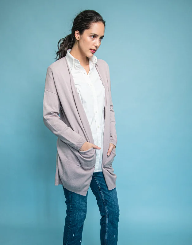 Today’s Special Long Coat with Pockets in Velvet