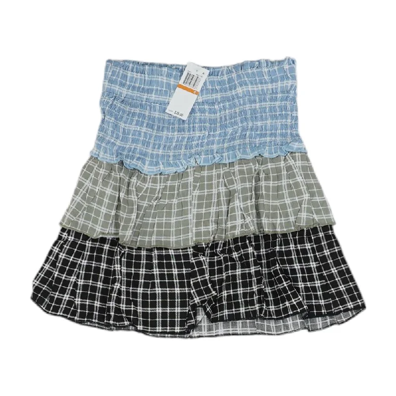 Early Access Multi Color Block Mini Skirt