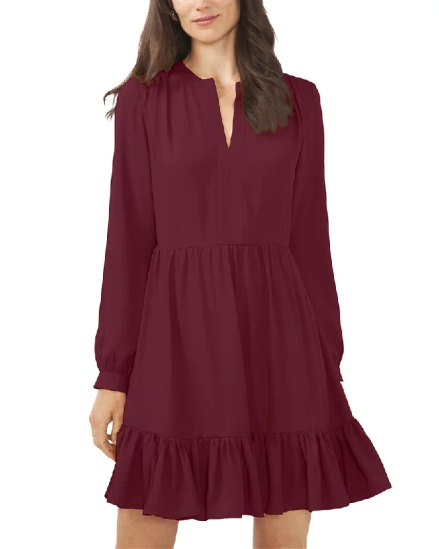 Price Fest Vince Camuto Split Neck Mini Dress