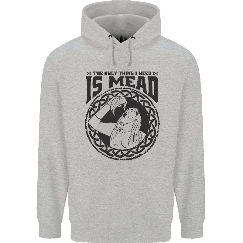 Friends and Family Sale Viking Mead Funny Alcohol Beer Drunk Mens 80% Cotton Hoodie