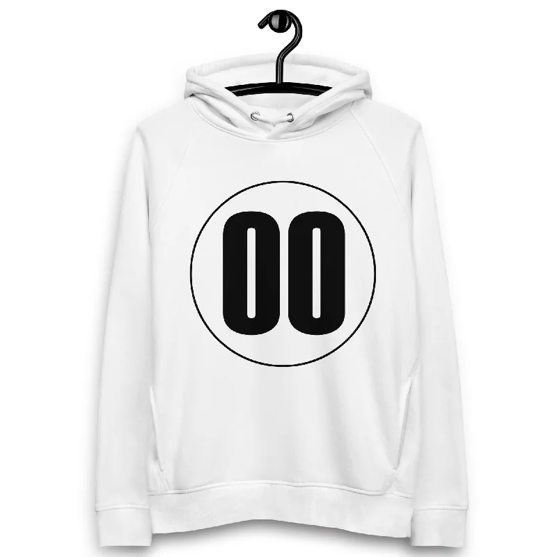 Special Promotion Unisex pullover hoodie: Black on White 00