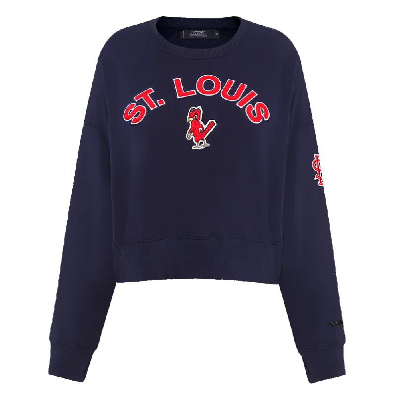 Markdowns SUDADERA DE CUELLO REDONDO MLB ST. LOUIS CARDINALS CLASSIC ESSENTIALS PARA MUJER