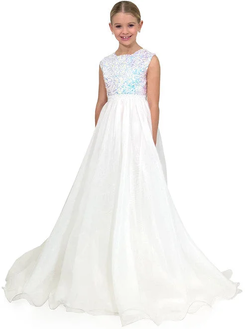 Year-End Sale Marc Defang 5009 Long A Line Sequin Girls Ball Gown Pageant Dress Chiffon Kids Year-End Sale Marc Defang 5009 Long A Line Sequin Girls Ball Gown Pageant Dress Chiffon Kids