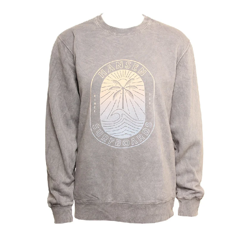 Can't Be Beat Hansen Womens Sweatshirt Olas Palmas Crew