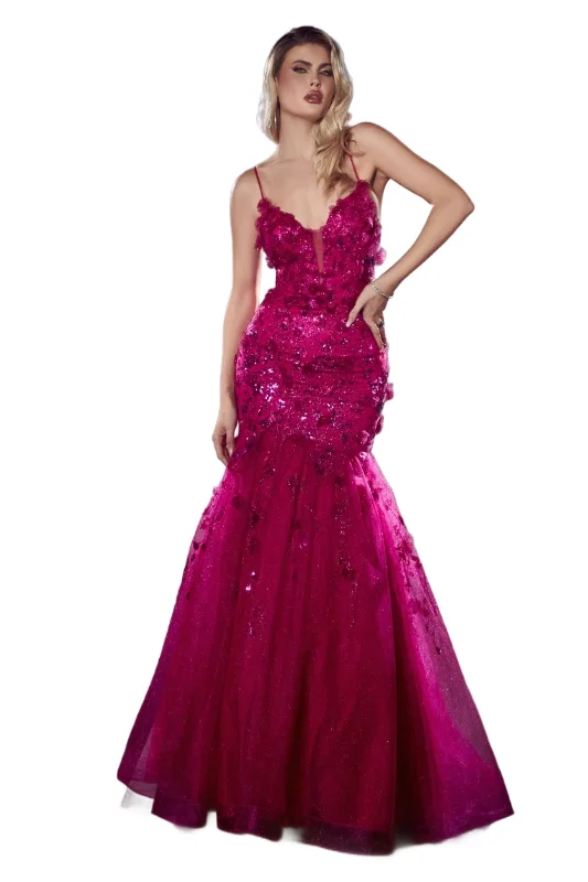 Instant Discount Ladivine CM328 Size 2 Magenta Floral Mermaid Glitter Prom Dress Corset Formal Gown Sequin Shimmer Instant Discount Ladivine CM328 Size 2 Magenta Floral Mermaid Glitter Prom Dress Corset Formal Gown Sequin Shimmer