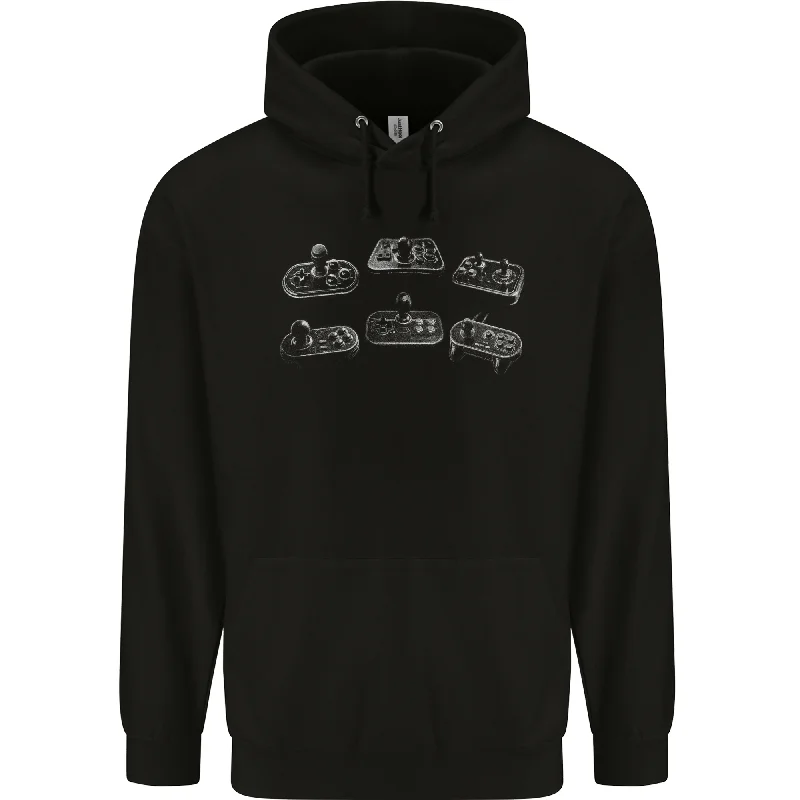 Mega Sale Retro Joypads Joystick Gaming Gamer Controller Mens 80% Cotton Hoodie