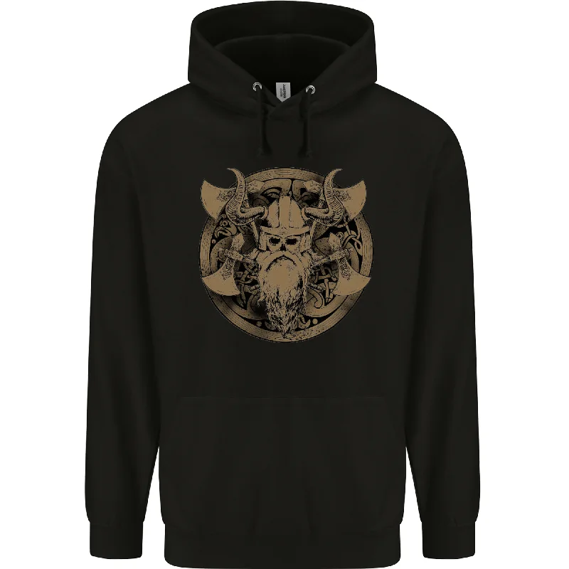 Act Fast Viking Warrior Gym MMA Valhalla Odin Norse Mens 80% Cotton Hoodie